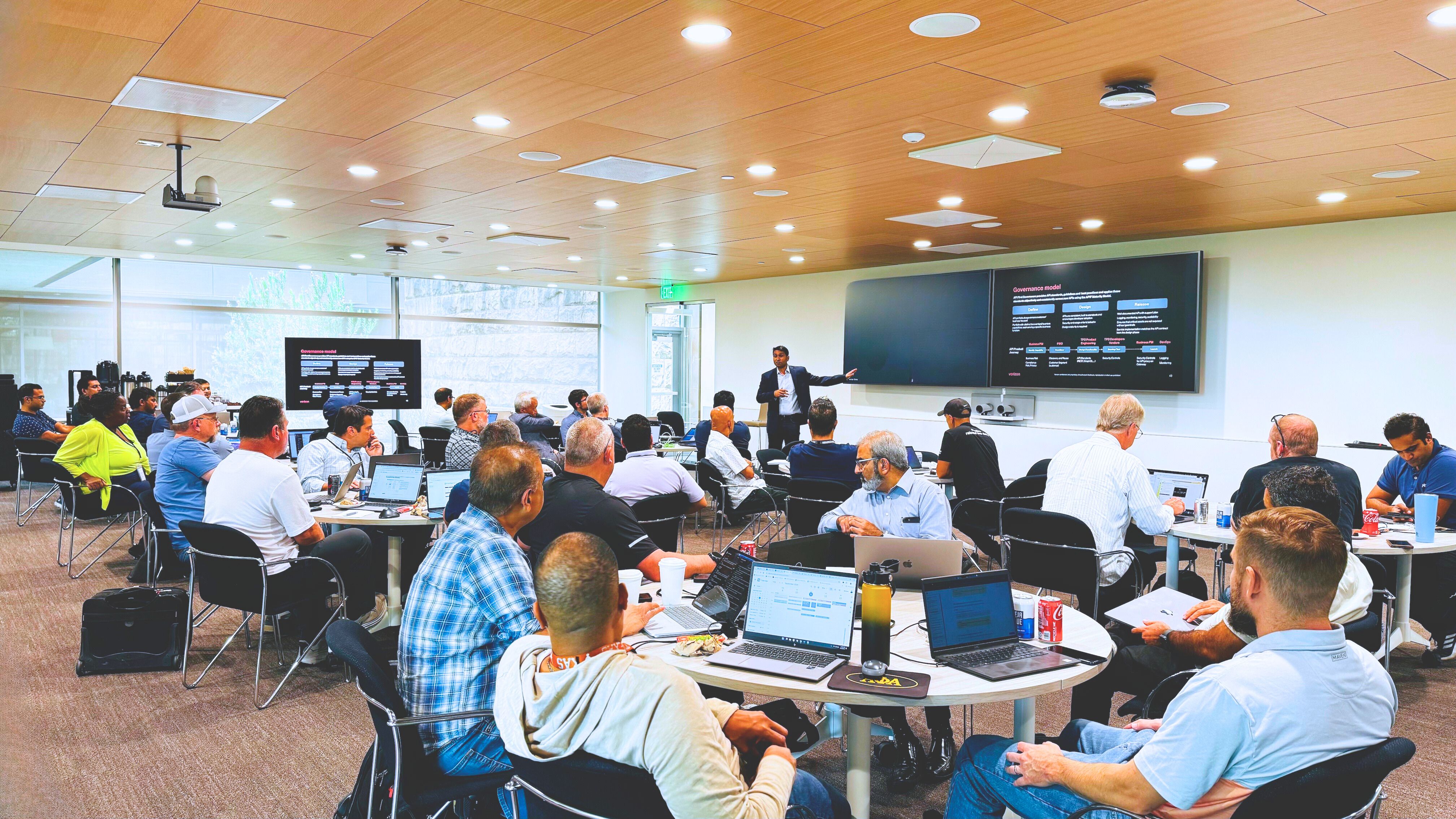 Gagan Maheshwari leading a workshop on AI governance